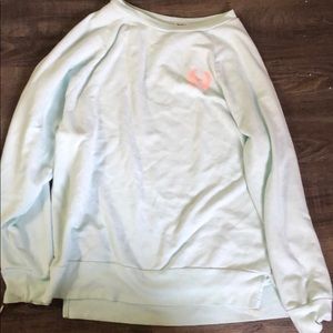 pink crewneck